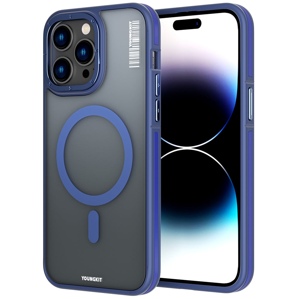 Youngkit Rock Sand Serisi iPhone 14 Pro Max Magsafe Şarj Özellikli Telefon Kılıfı - 1 Youngkit Rock Sand Serisi iPhone 14 Pro Max Magsafe Şarj Özellikli Telefon Kılıfı - 1